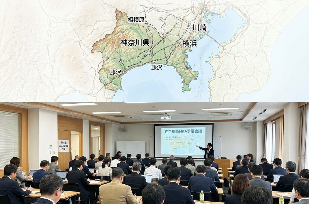 神奈川 学習塾 M&Aの事業承継と沿線商圏を検討する会議イメージ
